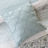 Dawn 6 Piece Cotton Percale Reversible Coverlet Set - Blue