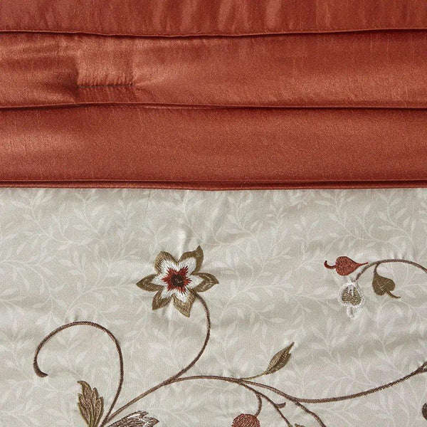 Serene Embroidered 7 Piece Comforter Set by Madison Park - Gifts for You 'n Me