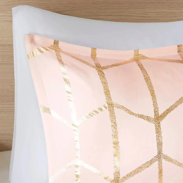 Raina Metallic Printed Comforter Set by Intelligent Design - Gifts for You 'n Me
