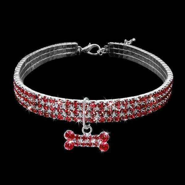 Bling Rhinestone Dog Collar Crystal Puppy - Gifts for You 'n Me