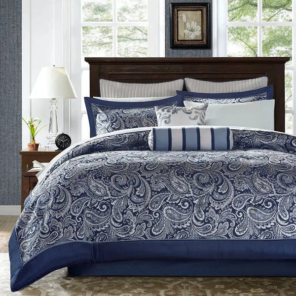 Aubrey 12 Piece Complete Bed Set by Madison Park - Gifts for You 'n Me