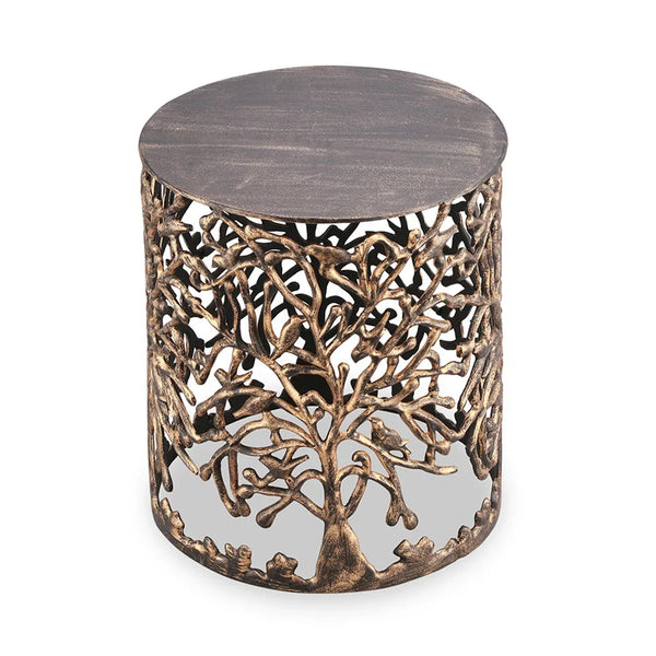 Tree and Lattice Pattern Garden Stool - Gifts for You 'n Me