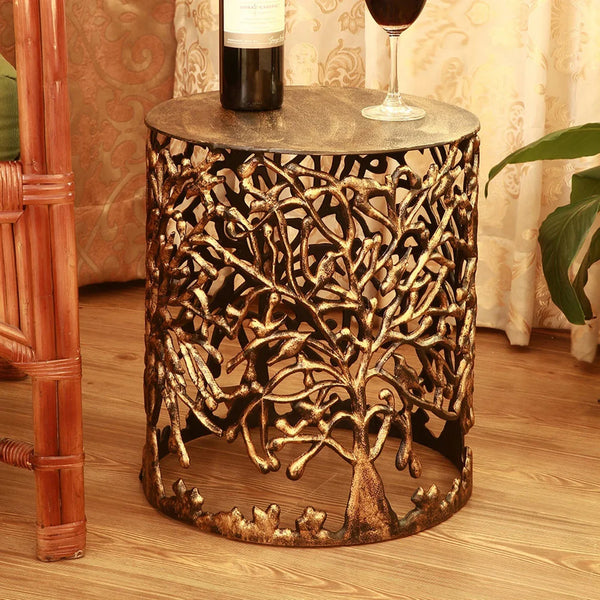 Tree and Lattice Pattern Garden Stool - Gifts for You 'n Me