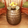 Honeycomb Pattern Garden Stool