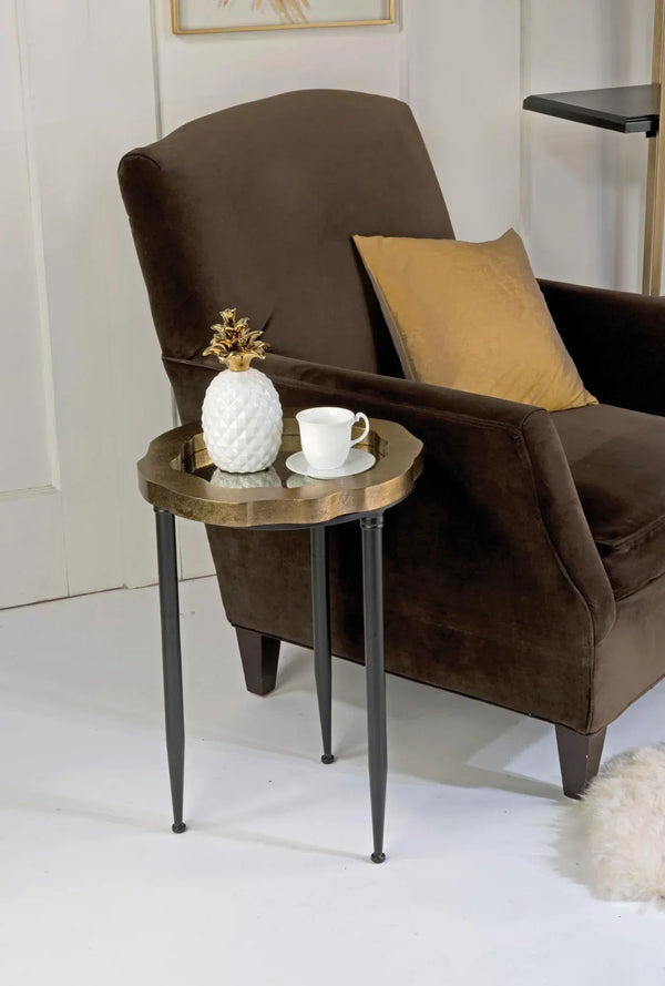 Gold Foil Side Table - Set of 2 - Gifts for You 'n Me