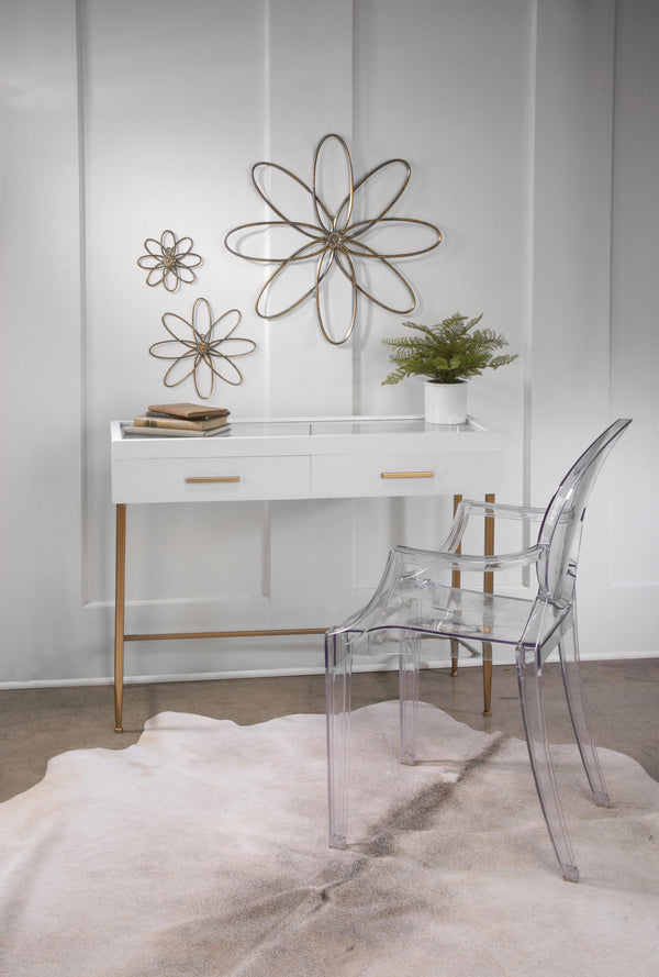 Metal Flower Wall Decor - Set of 3