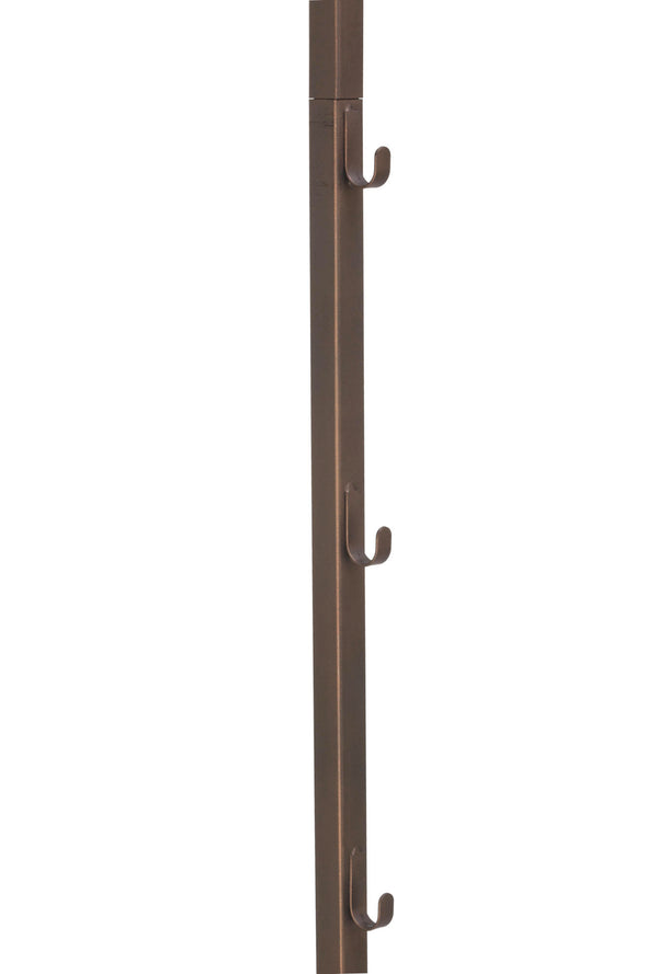 Garment Rack with Wood Veneer Base