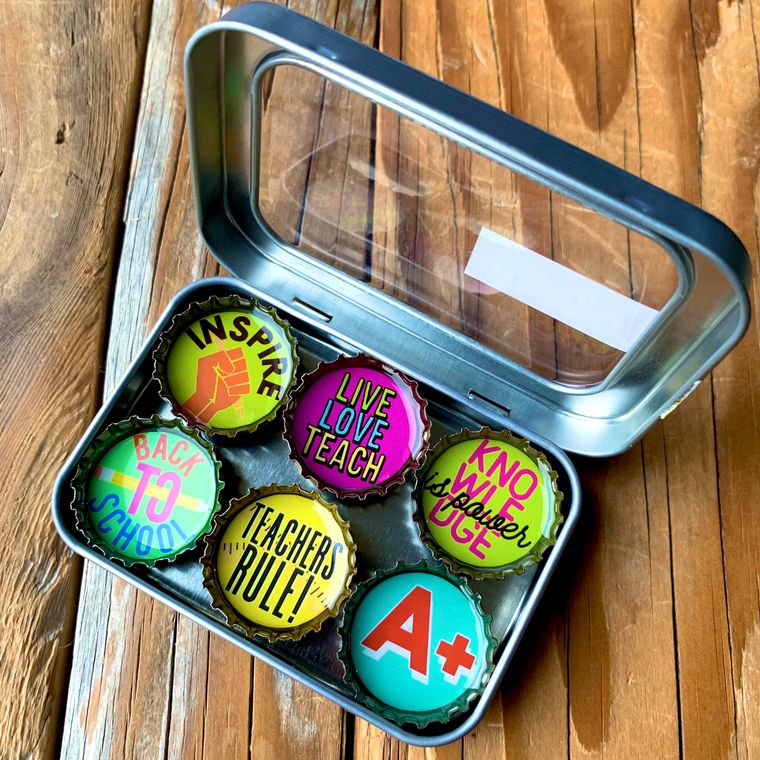 Teacher / Back To School Magnets - Set of 6