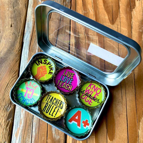 Teacher / Back To School Magnets - Set of 6 - Gifts for You 'n Me