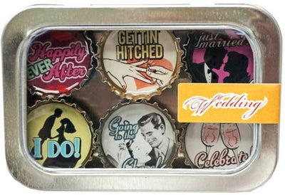 Wedding Magnets - Set of 6