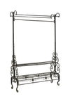 Dark Brown Garment Floor Rack