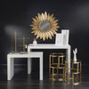 Starburst Gold Wall Mirror - Feather Design