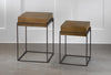 Metal Convertible Side Tables/Bins Set