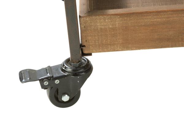 3 Tier Rolling Display Cart