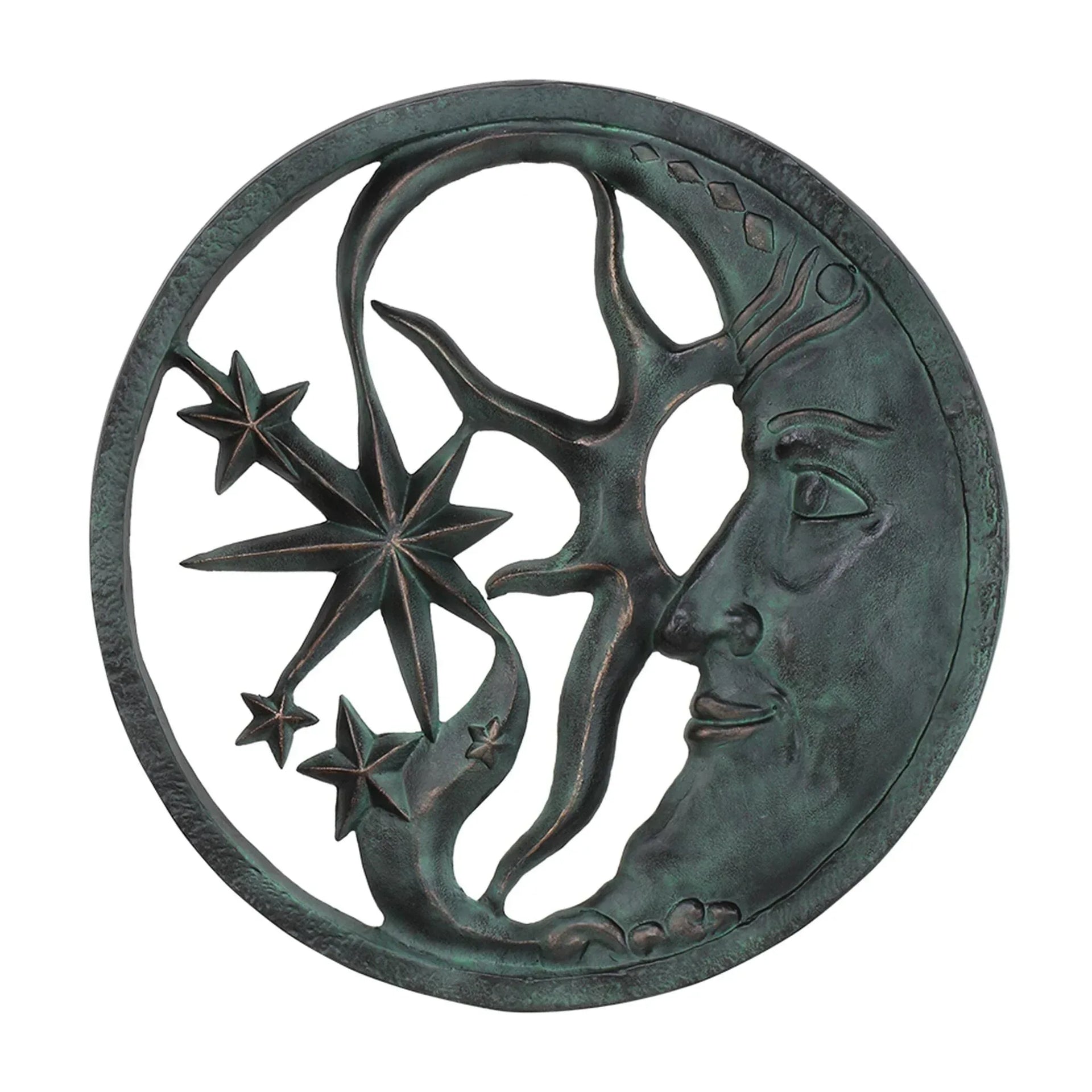 Moon and Star Wall Plaque - Gifts for You 'n Me