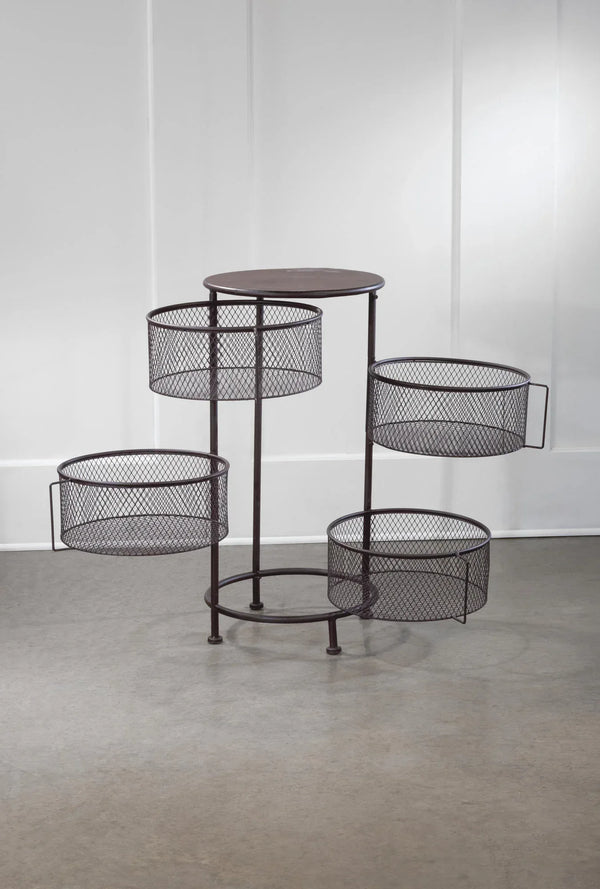 4 Bin Mesh Swivel Drawer Display - Gifts for You 'n Me