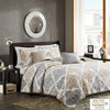 Claire 6 Piece Reversible Coverlet Set - Neutral