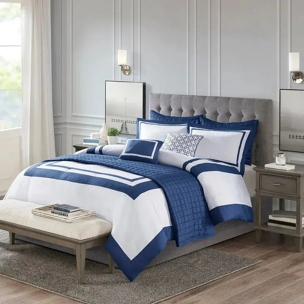 Heritage 8 Piece Comforter and Coverlet Set Collection by Madison Park - Gifts for You 'n Me