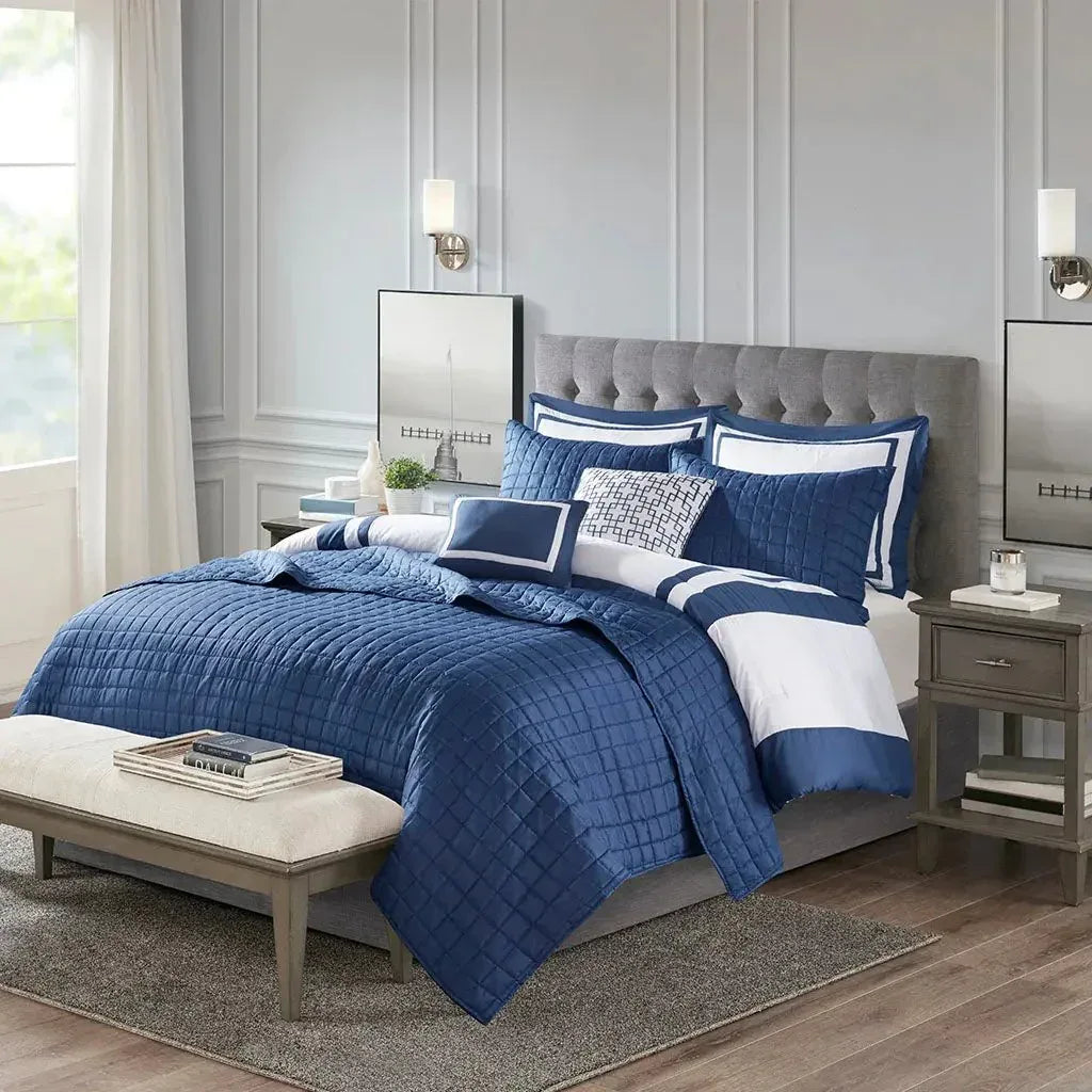 Heritage 8 Piece Comforter and Coverlet Set Collection by Madison Park - Gifts for You 'n Me