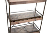 4-Tier Display with Glass Covered Storage Drawers