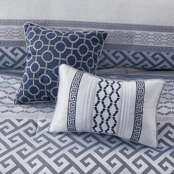 Bennett 7 Piece Jacquard Comforter Set by Madison Park - Gifts for You 'n Me