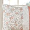 Dawn 6 Piece Cotton Percale Reversible Coverlet Set - Coral