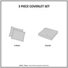 Emmaline Patchwork Printed Cotton Reversible Coverlet Set