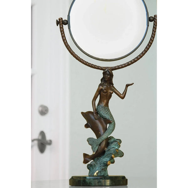 Mermaid & Dolphin Mirror - Gifts for You 'n Me