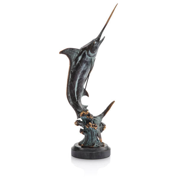 Hunting Marlin Sculpture