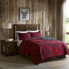 Check Oversized Quilt Mini Set - Red