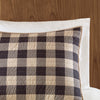 Check Oversized Quilt Mini Set - Tan