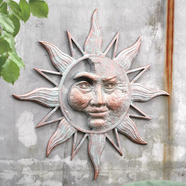 Half Face Sun Wall Plaque - Gifts for You 'n Me