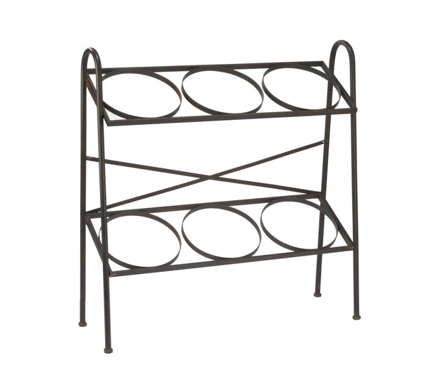 2-Tier Iron Display w/ Removable Baskets