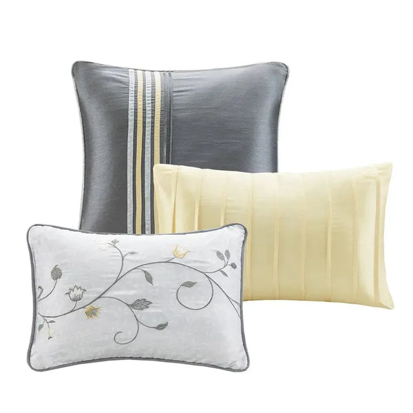 Serene Embroidered 7 Piece Comforter Set by Madison Park - Gifts for You 'n Me