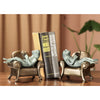 Frogs Reading on Sofa Bookends