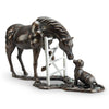 Barnyard Pals Garden Sculpture - Horse and dog