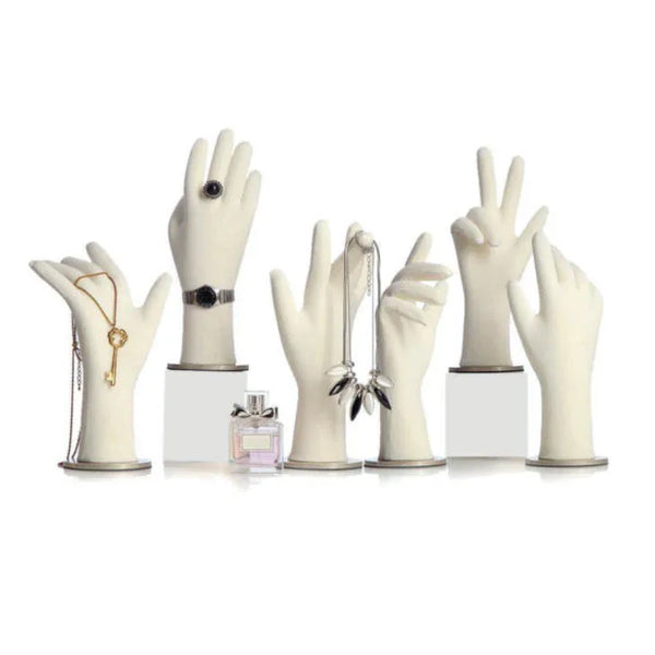 Poseable Foam Hand Display - Cream - Gifts for You 'n Me