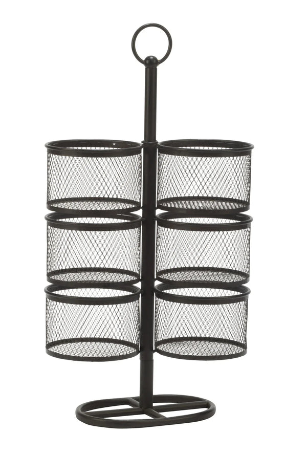 6 Bin Mesh Rotating Display - Gifts for You 'n Me