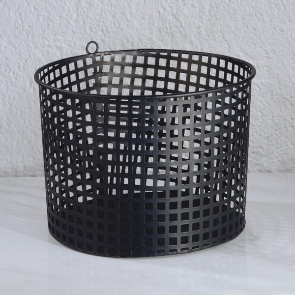 Metal Bin in Black or Gold