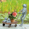 Frog Family with Wagon Planter