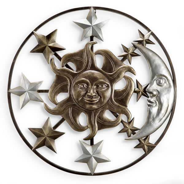 Sun Moon and Stars Wall Plaque SPI Home