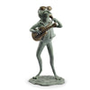 Rock Star Frog Garden Sculpture