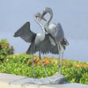 Gentle Embrace Garden Sculpture (Crane)