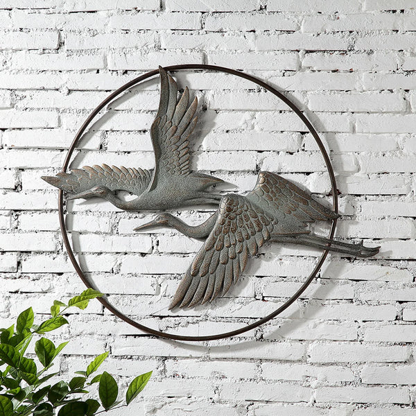 Herons in Flight Garden Wall Hanging - Gifts for You 'n Me