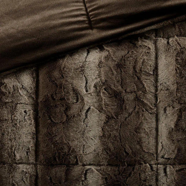 Zuri Faux Fur Comforter Set by Madison Park - Gifts for You 'n Me