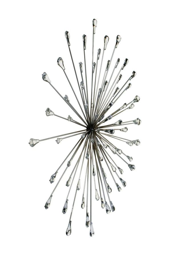 Silver Starburst Wall Art - Gifts for You 'n Me