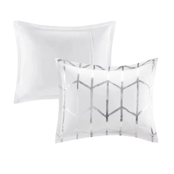 Raina Metallic Printed Comforter Set by Intelligent Design - Gifts for You 'n Me