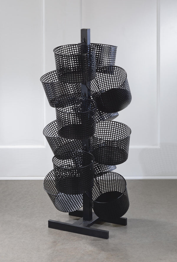 Metal Bin in Black or Gold