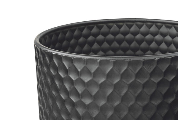 Textured Metal Bins - Set of 3