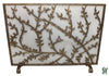 39.5W Antique Gold Cherry Blossom Fire Screen Fireplace